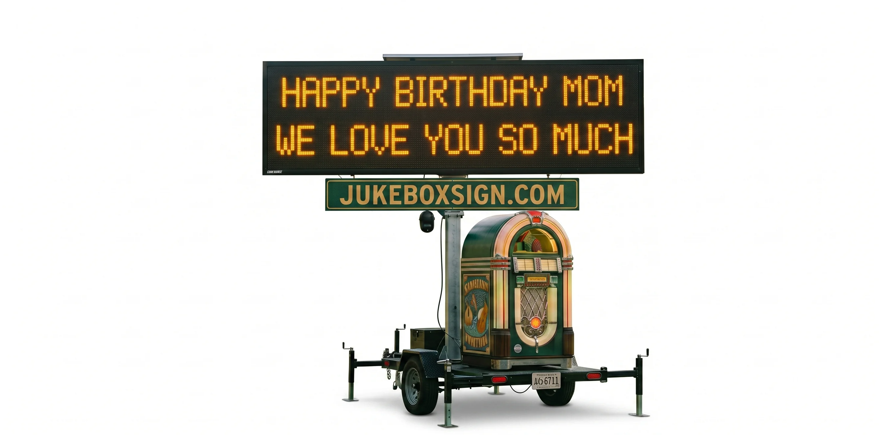 Jukebox Sign Trailer